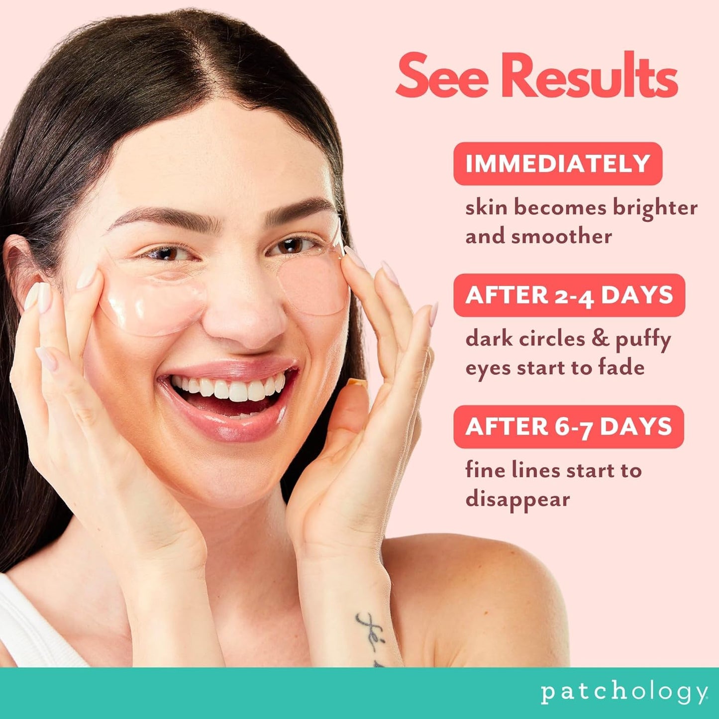 Hydrating Under Eye Patches with Hyaluronic Acid and Antioxidants – Reduces Puffiness, Dark Circles, and Fine Lines – Skincare Essentials (5 Pairs)