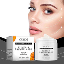 OUHOE Pumpkin Face Mask - Deep Cleansing, Pore Refining & Nourishing Mud Mask