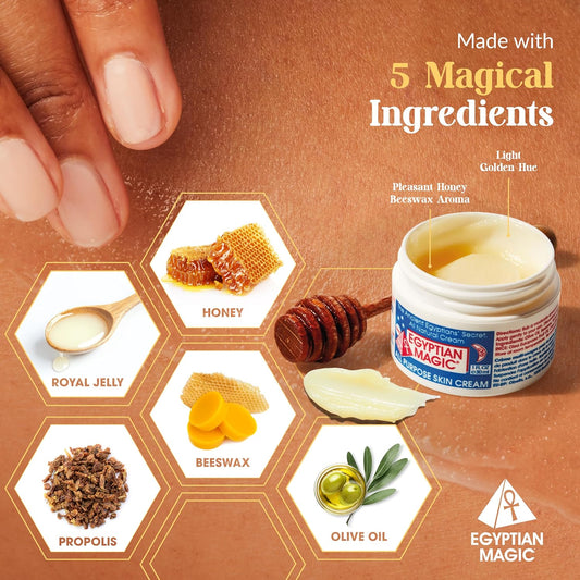 All-Purpose Moisturizing Balm for Face, Body & Dry Skin | Nourishing Cream for Scars, Stretch Marks & Aftercare | 4oz Natural Skin Care Jar